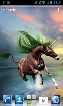 Unicorn with green mane wp screenshot 2