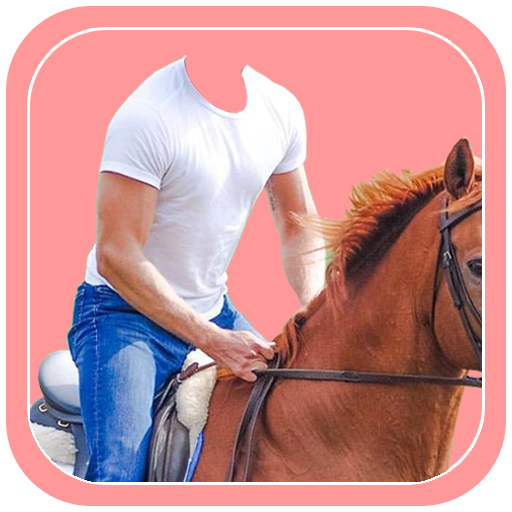 ikon Horse With Man Photo Suit HD