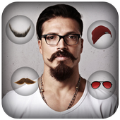 Man Hair Style Photo Editor أيقونة