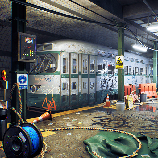 Escape Room Game Forest Train Station icon