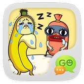 GO SMS Pro Bobo&Banana Sticker on 9Apps