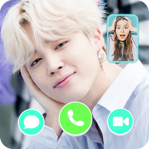 Video Call Park Jimin Simulator with Prank Chat icon
