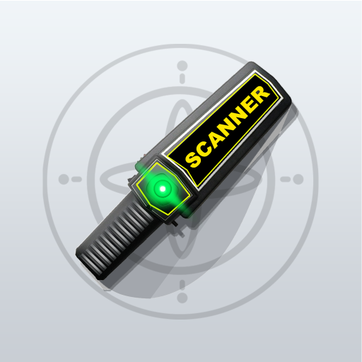Magnetometer With Camera. Metal Detector icon