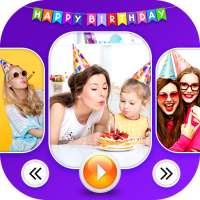 Happy Birthday Video Maker on 9Apps