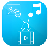 photo video maker with music B icon