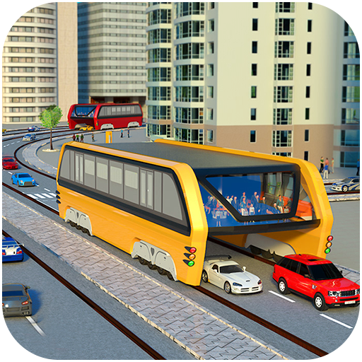 Elevated Transit Bus Sim:Futuristic Bus Driving icon
