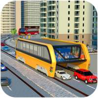 Elevated Transit Bus Sim:Futuristic Bus Driving