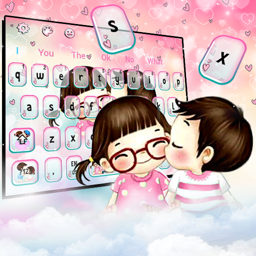 Cute Anime Couple Keyboard Theme icon