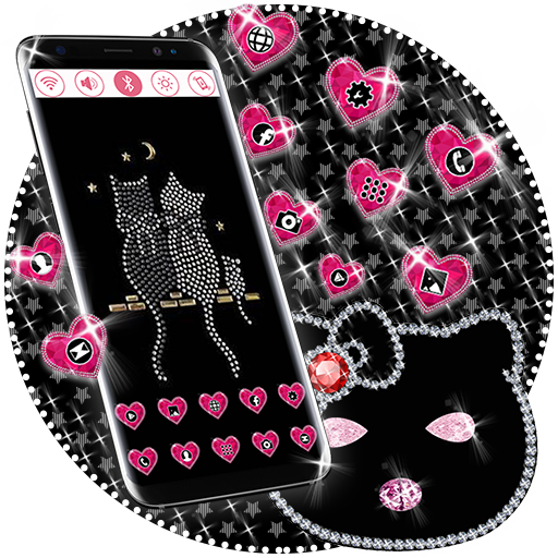 Black Diamond Kitty Launcher icon