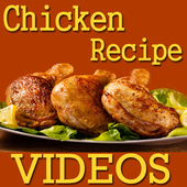 Chicken Food Recipes VIDEOs أيقونة