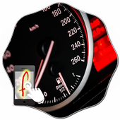 Gesture Lock Screen Car Race icon