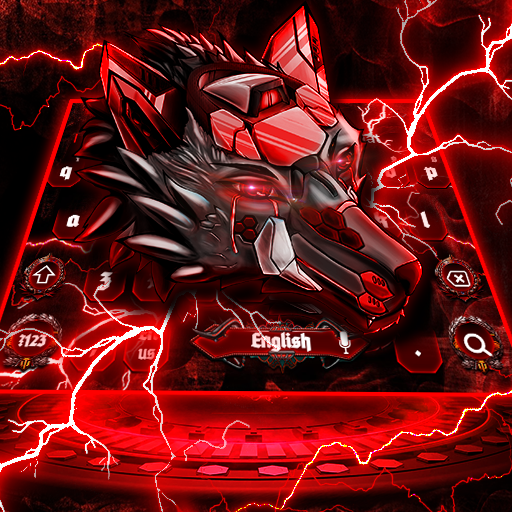 Metal Lighting Wolf Keyboard आइकन