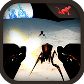 Alien Insect Shooter on Moon icon