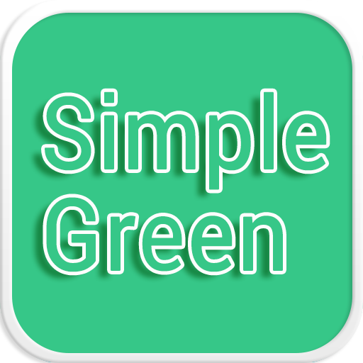 Simple Green Emoji Keyboard icon