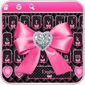 Teclado de arco rosa diamante on 9Apps