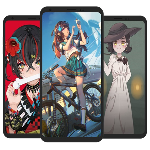 Anime Waifu Wallpaper | 4K Anime Girl Wallpaper icon