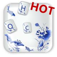 Chinese style blue and white porcelain  keyboard on 9Apps