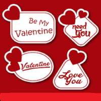 Valentine's Day special sticker LOVE on 9Apps