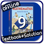NCERT Math Solution Class 9th (offline) أيقونة