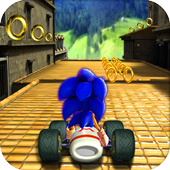 super sonic game racing icon