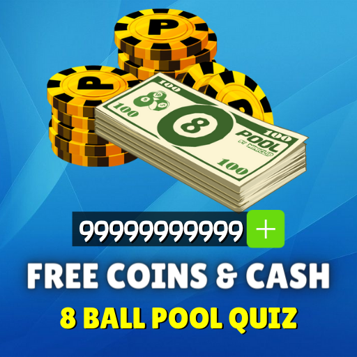 Free Coins and Cash 8 Ball Pool Quiz أيقونة