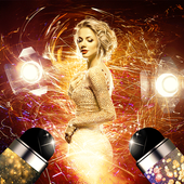 ikon Magic Bokeh Overlay - Efek Bokeh latar belakang