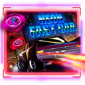 Blazing Neon Car icon