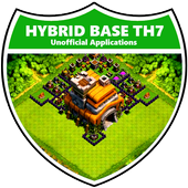 Base for COC TownHall 7 Hybrid icon