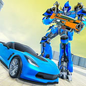 Multi Transforming Car Robot War icon