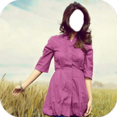 Beautiful Girl Jeans Style Photo Frames icon