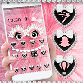 (FREE) Pink Furry Monster Launcher Theme icon