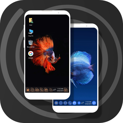 Computer launcher win 10 Aquarium icon