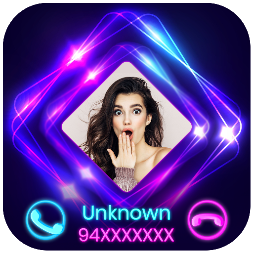 Color Caller Screen, Phone Call, Color Themes أيقونة