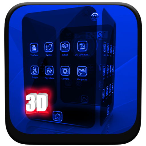 Xenon Blue Next Launcher Theme icon