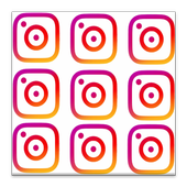 Grid Instagram icon