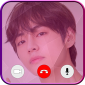 kim taehyung chat bot Fake Video Call -prank icon