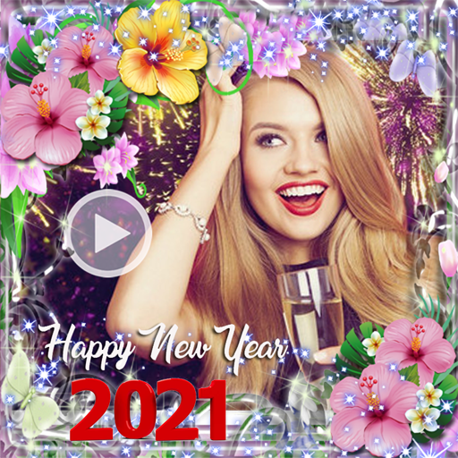 Happy New Year video maker 2021 icon