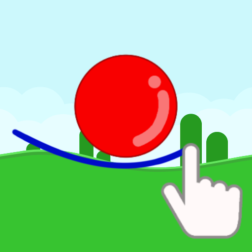 Draw For Ball : Red Ball Adventure أيقونة