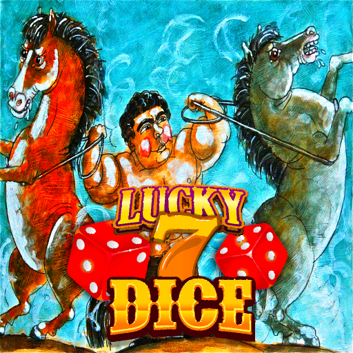 Lucky 7 Dice Casino: Strong Man and Two Horses icon