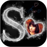 Smoke Text Photo Frame Editor on 9Apps