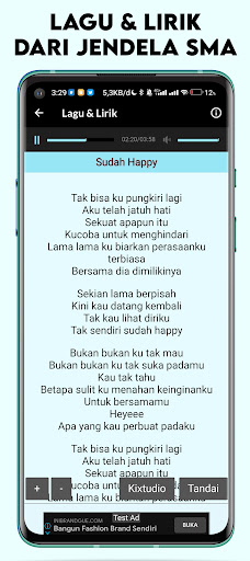 Lagu Lirik OST Dari Jendela SMP SMA Offline screenshot 6