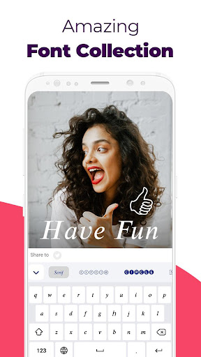 Fonts: Font Keyboard & Teks screenshot 1
