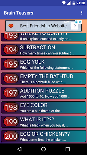 Brain Teasers screenshot 2