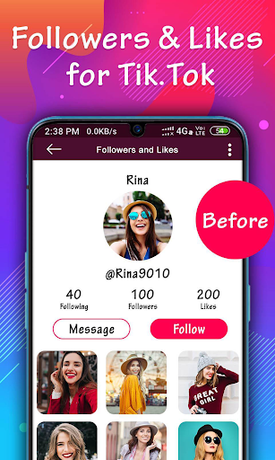 TikBooster - Fans & Followers & Likes & Hearts screenshot 2
