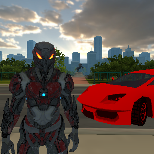 Iron 3d Robot Game Offline icon