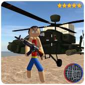 One Stickman Piece Rope Hero Miami Crime