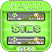 Hack For Sims Freeplay Game App Joke - Prank. icon