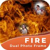 Fire Dual Photo Frame