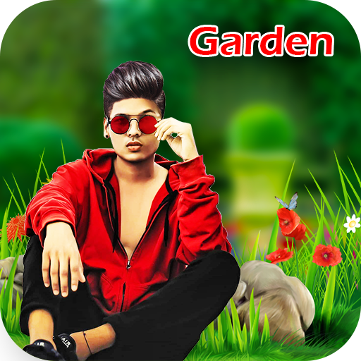 Garden Photo Frame : Cut paste Editor icon
