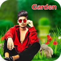 Garden Photo Frame : Cut paste Editor on 9Apps